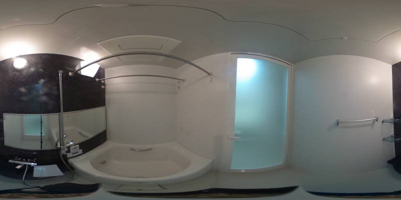 パノラマ画像バスルーム