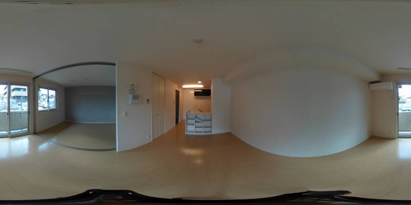 パノラマ画像リビング