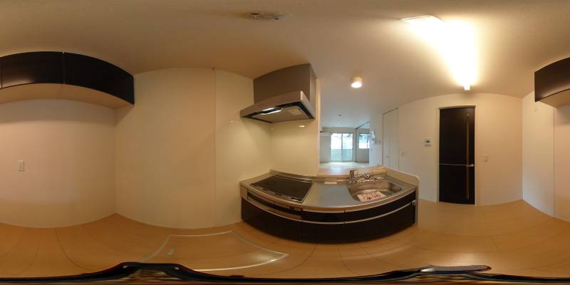 パノラマ画像キッチン