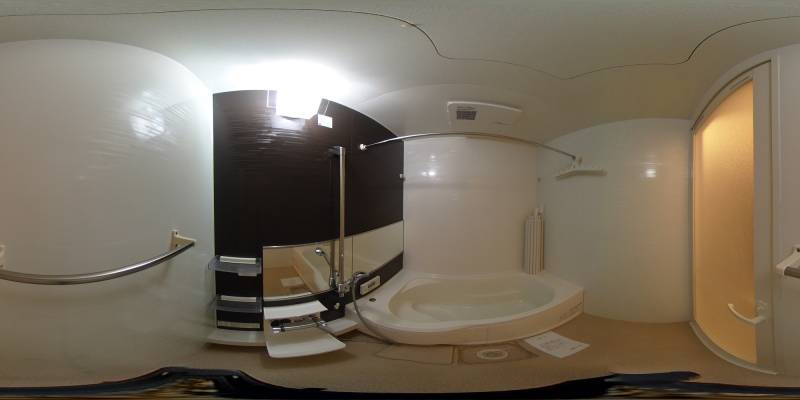 パノラマ画像バスルーム