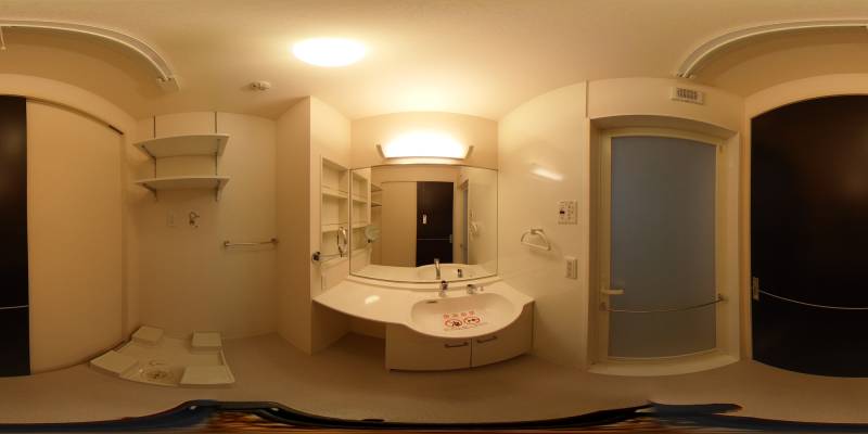 パノラマ画像洗面所