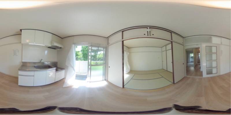 パノラマ画像リビング