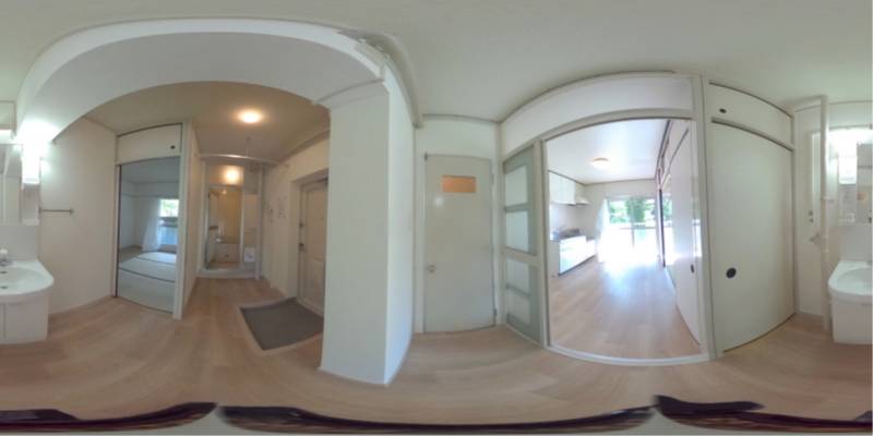 パノラマ画像リビング