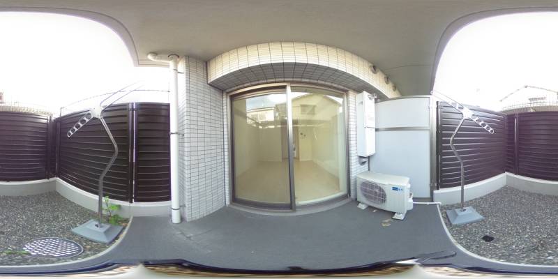 パノラマ画像庭