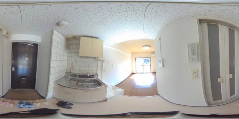 パノラマ画像キッチン