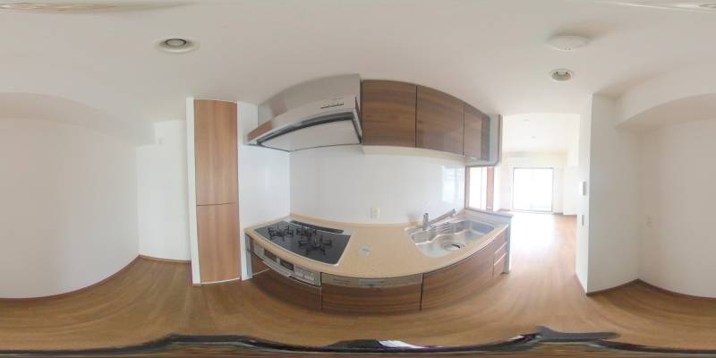 パノラマ画像キッチン