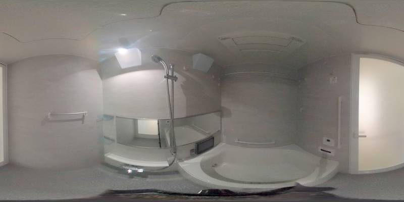 パノラマ画像バスルーム