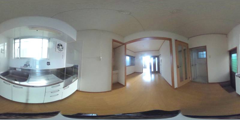 パノラマ画像キッチン