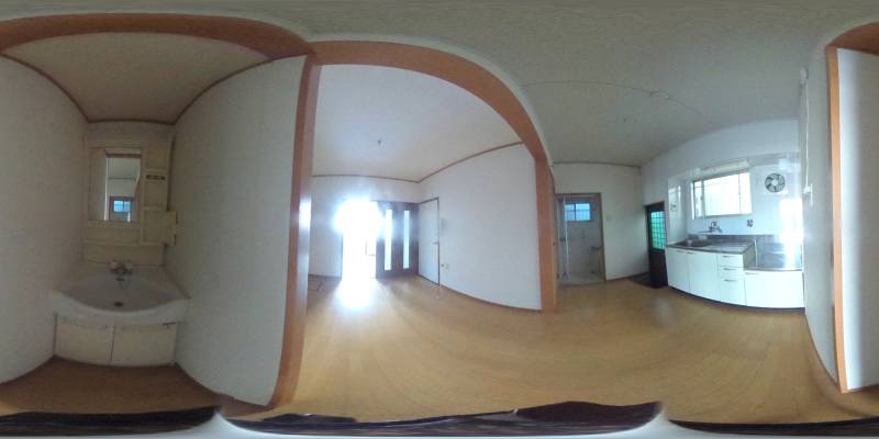 パノラマ画像洗面所