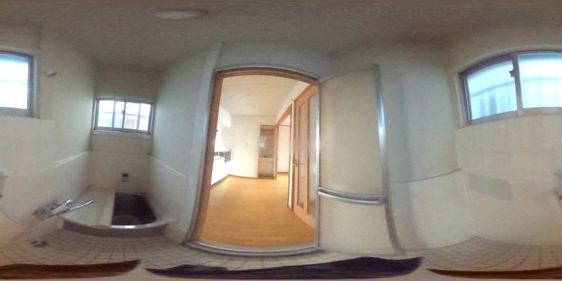 パノラマ画像バスルーム