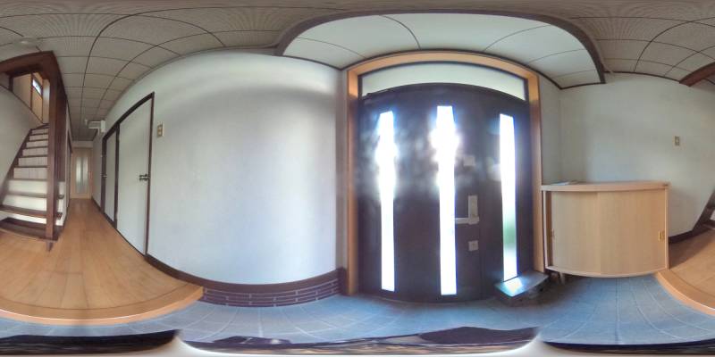 パノラマ画像玄関