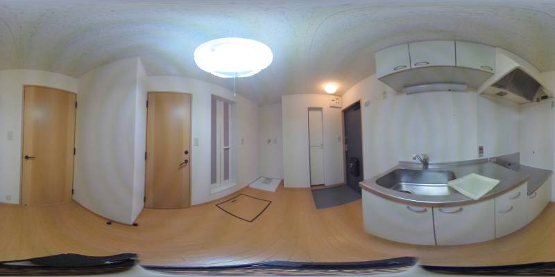 パノラマ画像キッチン