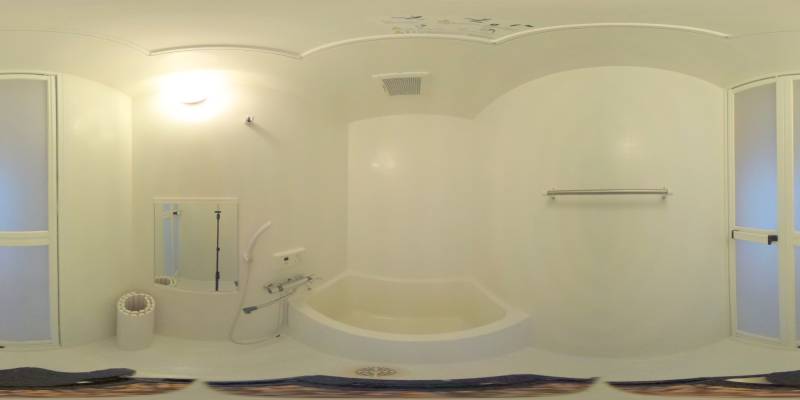 パノラマ画像バスルーム