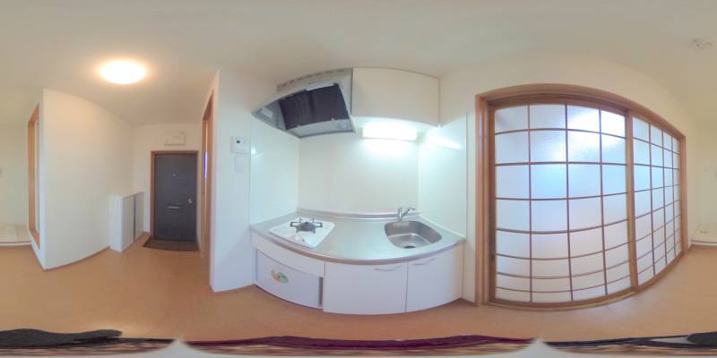 パノラマ画像キッチン