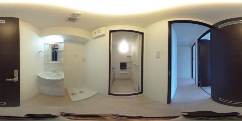 パノラマ画像バスルーム