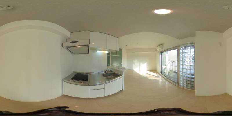 パノラマ画像キッチン