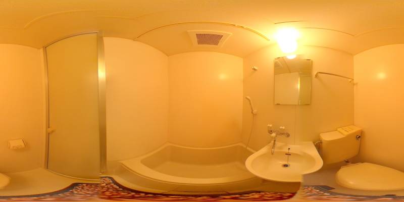 パノラマ画像バスルーム