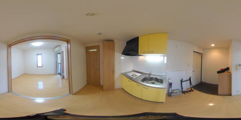 パノラマ画像キッチン