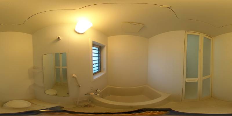 パノラマ画像バスルーム