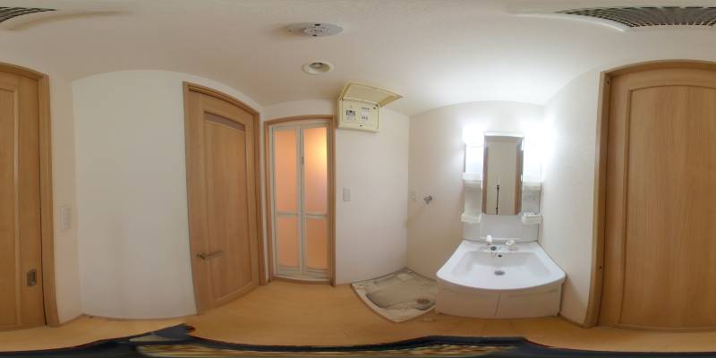 パノラマ画像洗面所