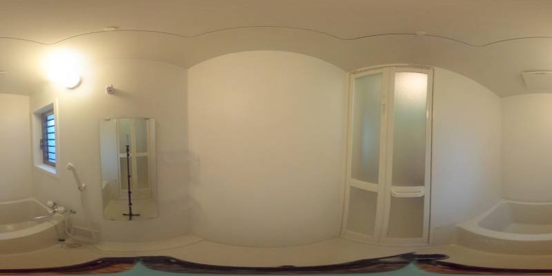 パノラマ画像バスルーム