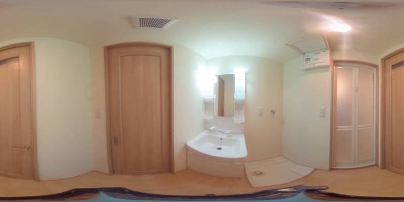 パノラマ画像洗面所