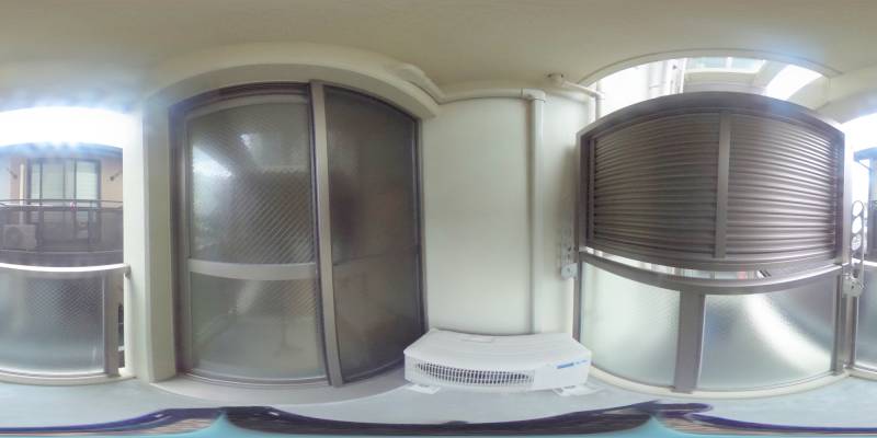 パノラマ画像バルコニー