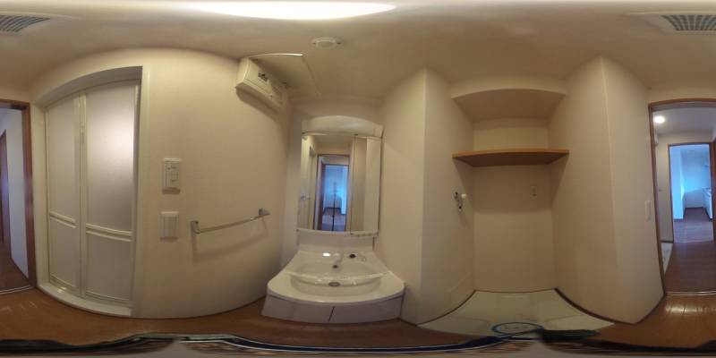 パノラマ画像洗面所