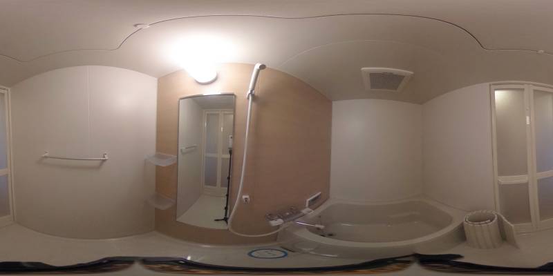 パノラマ画像バスルーム