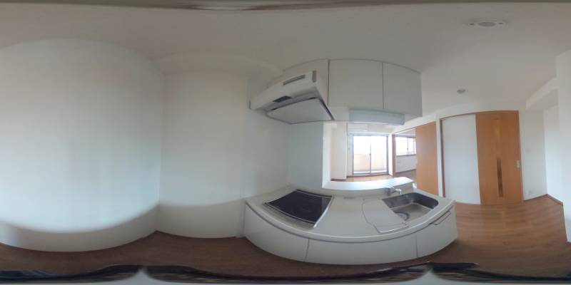 パノラマ画像キッチン