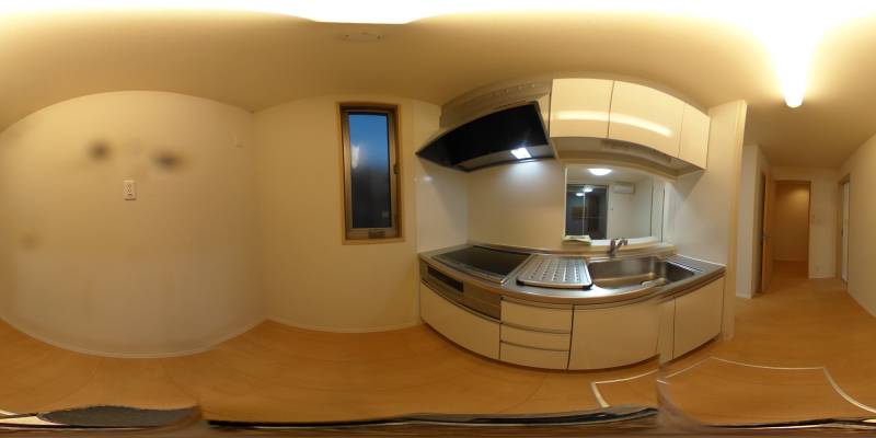 パノラマ画像キッチン