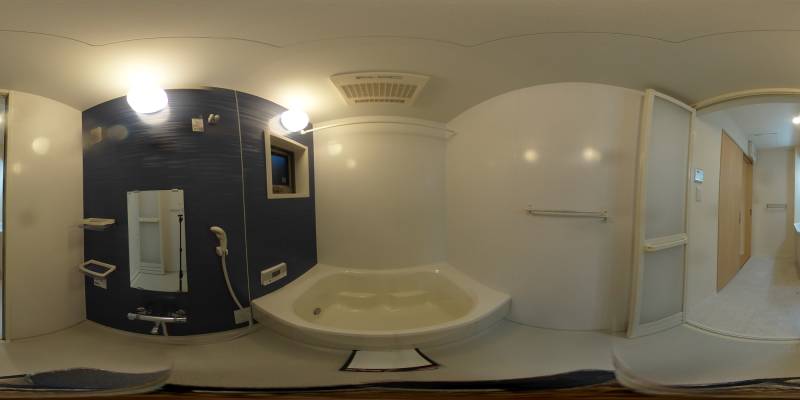 パノラマ画像バスルーム