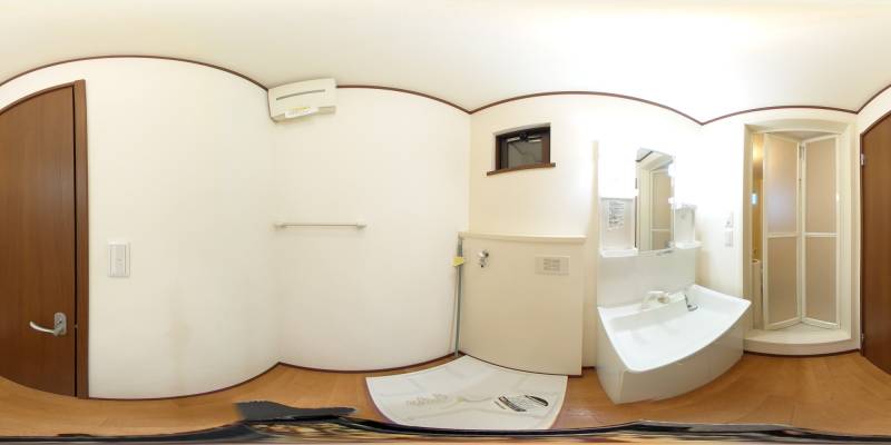 パノラマ画像洗面所