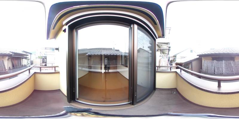 パノラマ画像バルコニー