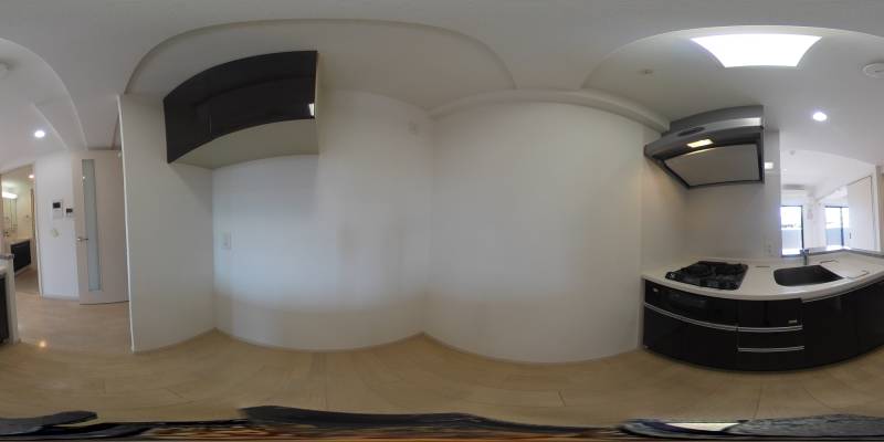 パノラマ画像キッチン