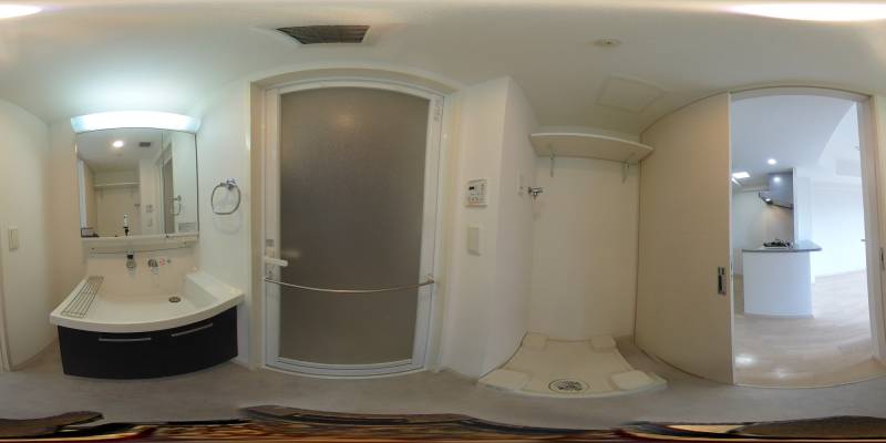 パノラマ画像洗面所