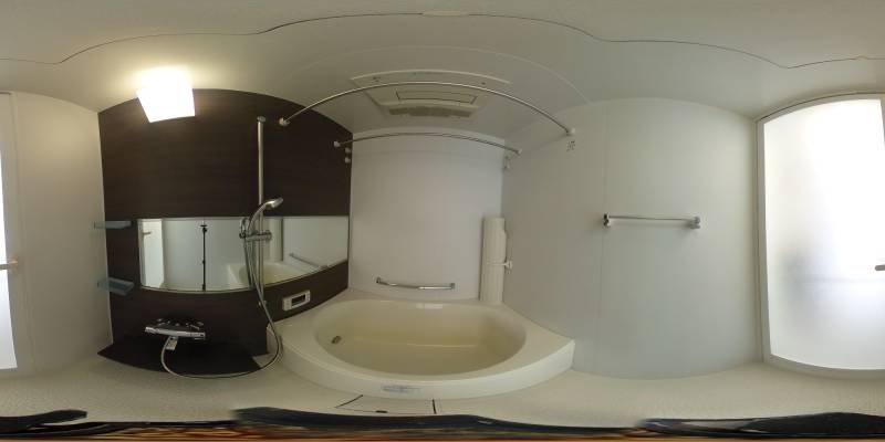 パノラマ画像バスルーム