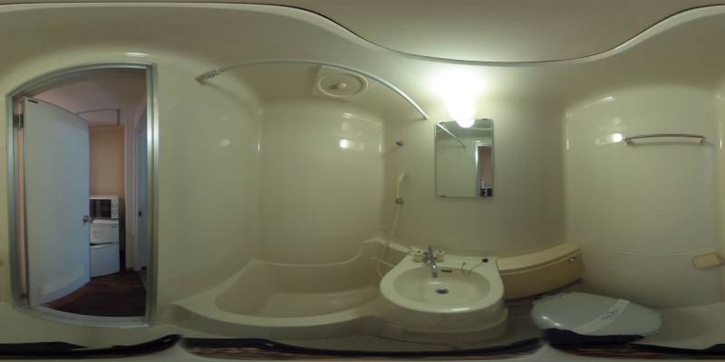 パノラマ画像バスルーム