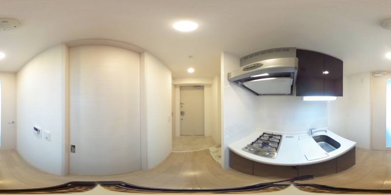 パノラマ画像キッチン