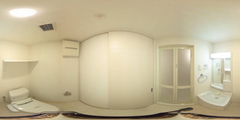パノラマ画像バスルーム