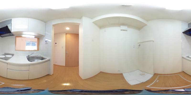 パノラマ画像キッチン