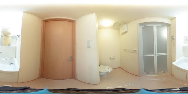 パノラマ画像洗面所