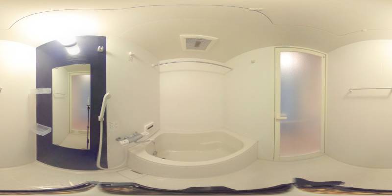 パノラマ画像バスルーム