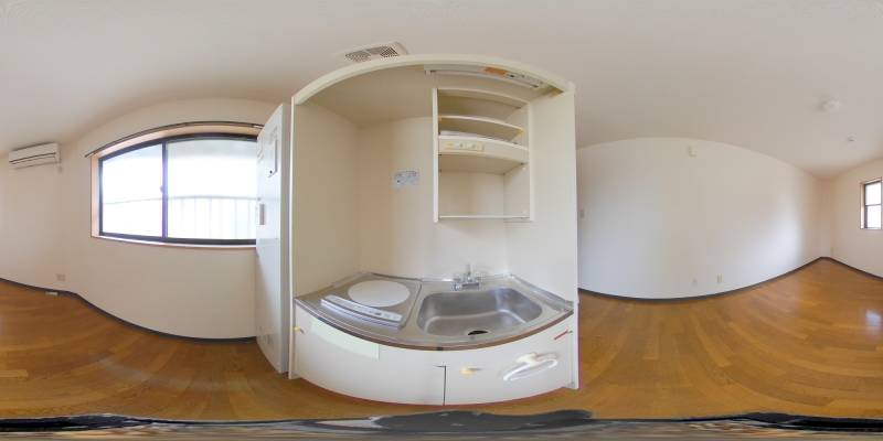 パノラマ画像キッチン