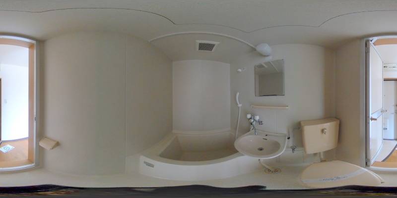 パノラマ画像バスルーム