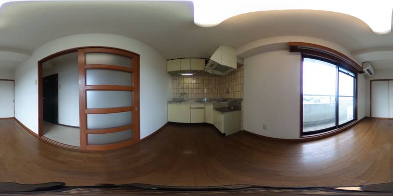 パノラマ画像キッチン