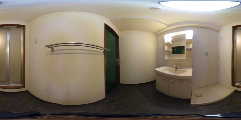 パノラマ画像洗面所