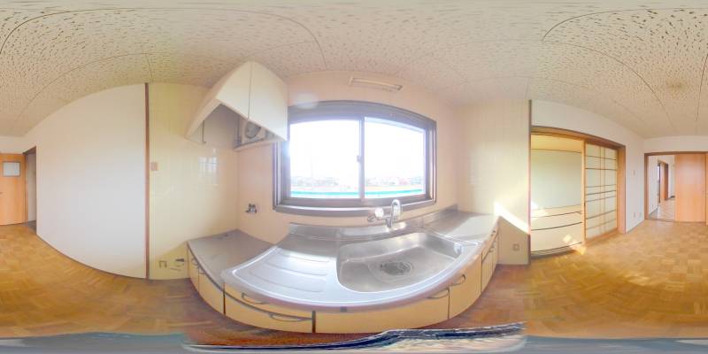 パノラマ画像キッチン