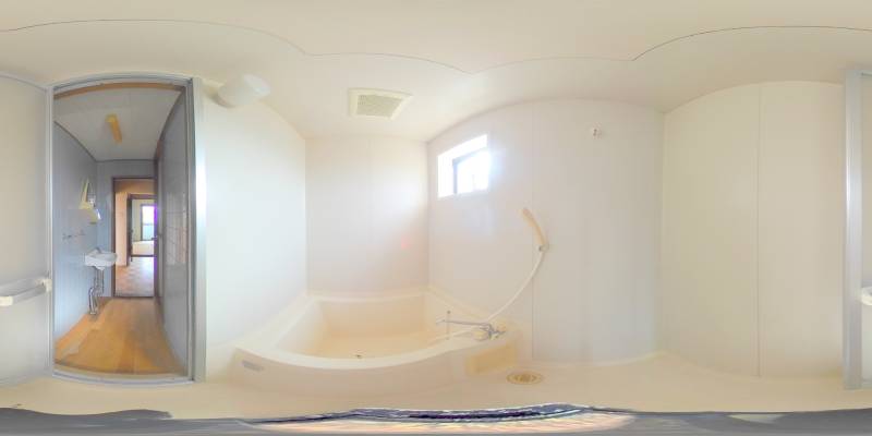 パノラマ画像バスルーム