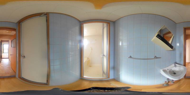 パノラマ画像洗面所